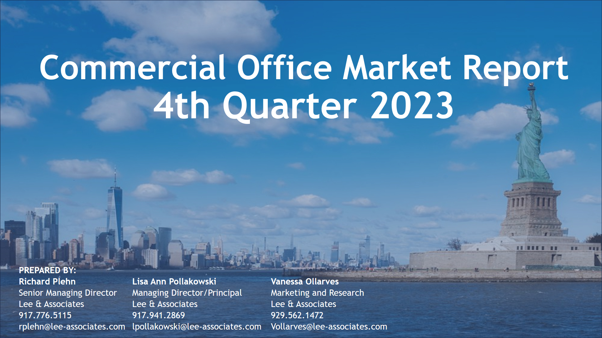 NYC Commercial Office Market Report – 4th Quarter 2023